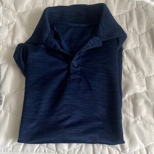 Van Heusen Navy Blue Dress Shirt